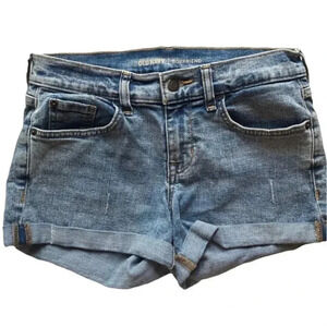 Old Navy Women's Boyfriend Fit Rolled Cuffed Mild Distressing Size 0